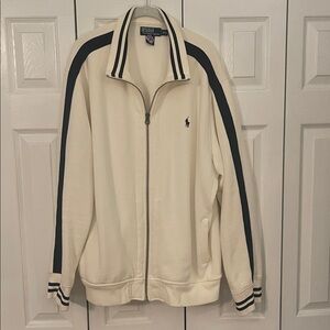 Ralph Lauren Cream Jacket with Black Stripes